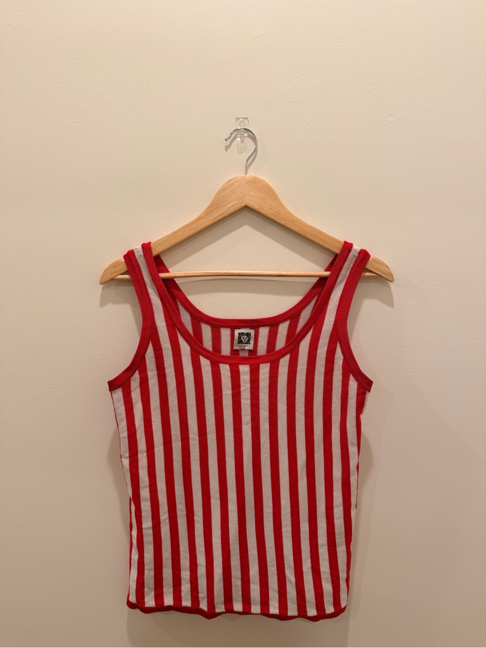 red and white striped anne klein tank!